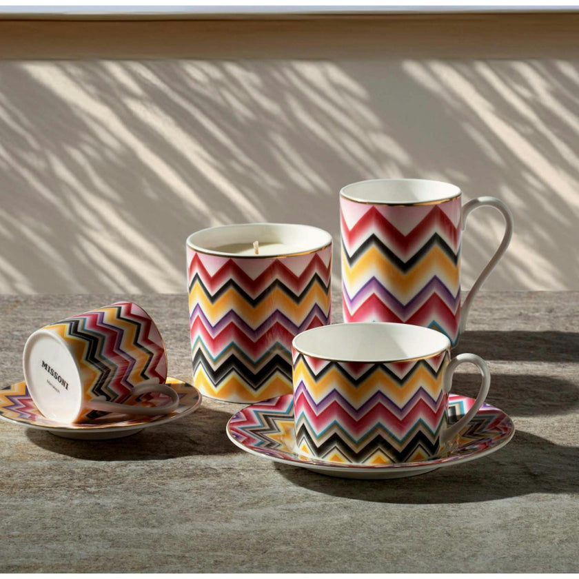 Marrakech Luxury Box Set 6 Pcs. Coffee Cup & Saucer - 6 X H 6