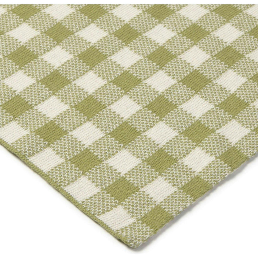 Knitted Blanket Vichy Matcha