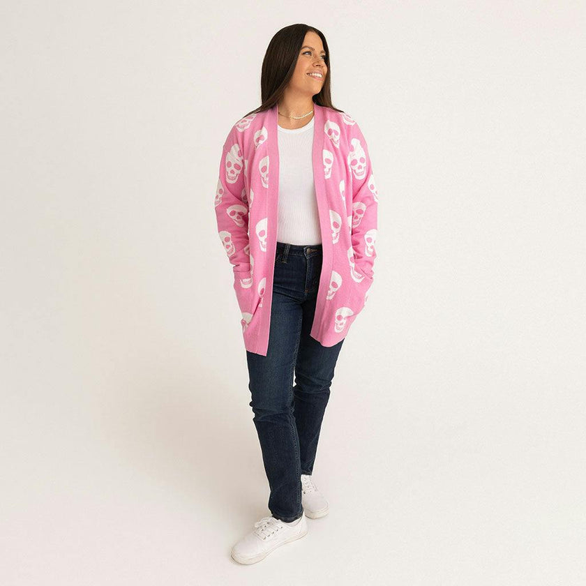 Posh Skelly Women's Jacquard Cardigan