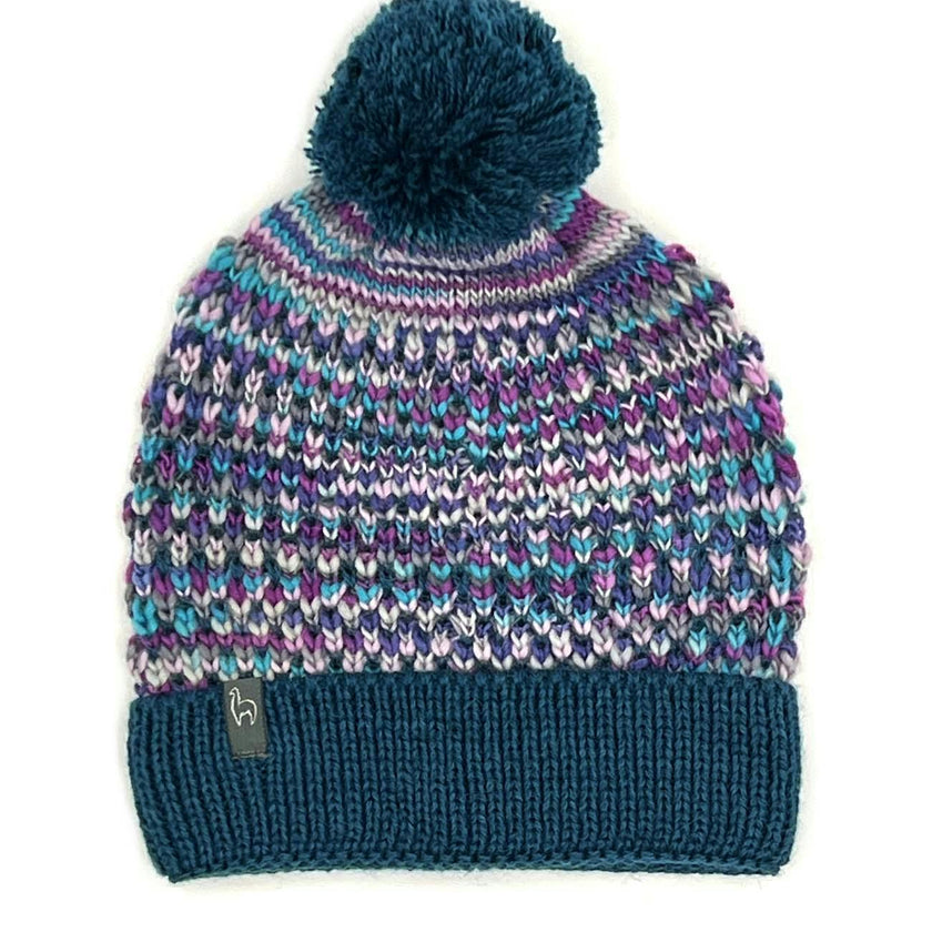 Kids Speckle Pom Pom Beanie