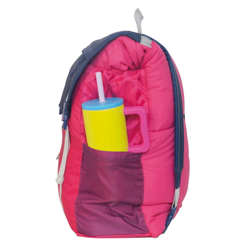 Sleep-N-Pack™ – Big Kid Size | Color Block Raspberry Sorbet, Navy & Winterberry