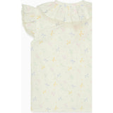 Nicky Hilton x La Coqueta Ivory Bow Olivia Girl Shirt