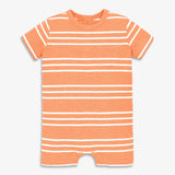 Baby heathered pocket shortie in stripe