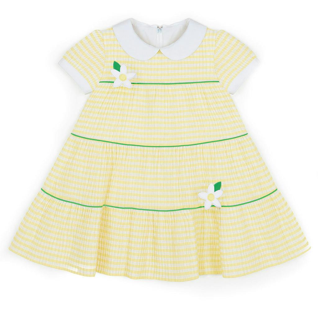 Stripe Dress With Flowers
