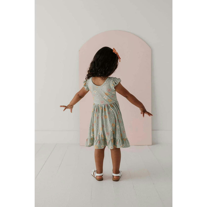 Girl's Sleeveless Twirl Dress
