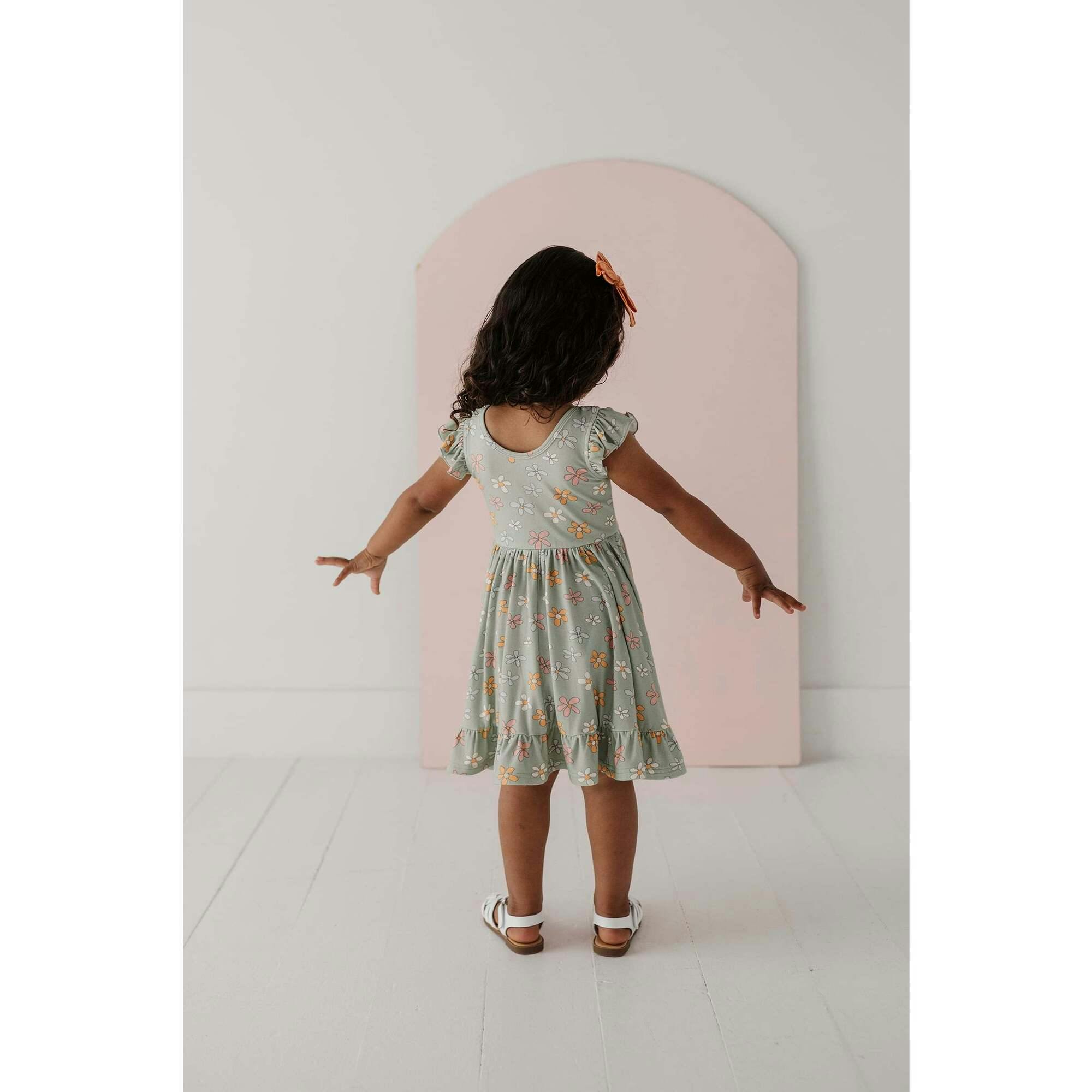 Girl's Sleeveless Twirl Dress