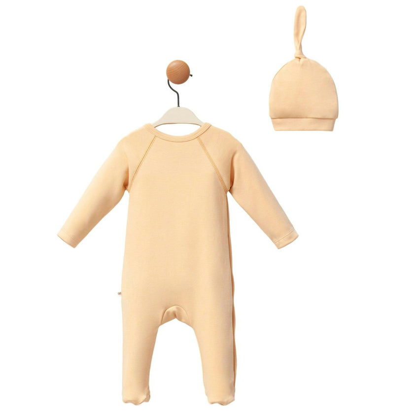 Tangerine Lovely Bunny One-Piece Set