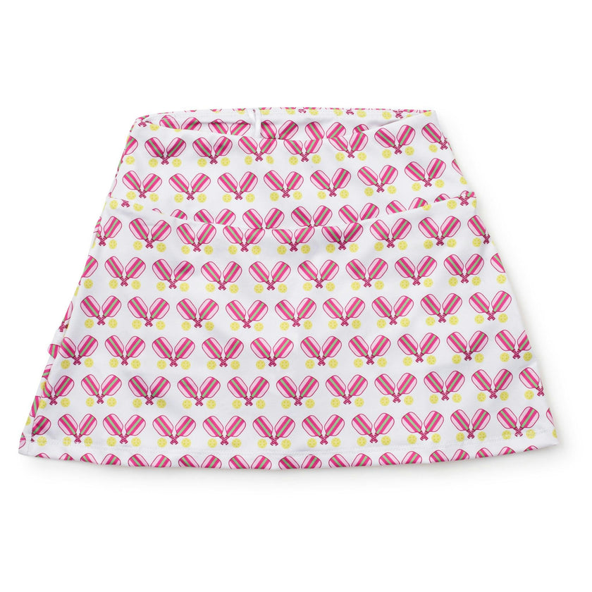 Margot Girls' Performance Skirt by LH Sport Pickleball Pink