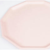 Pink Decagon Compostable Dinner Plates