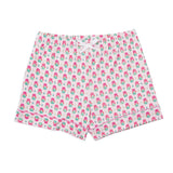 Geranium Block Women’s Button Front Short Pajama Set