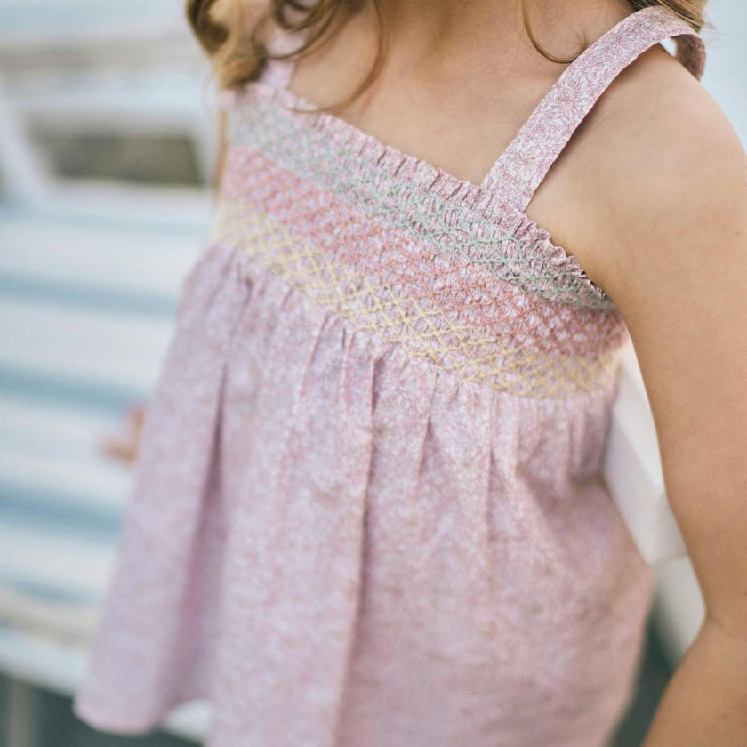 Rosie Girls Set in Scattered Blooms