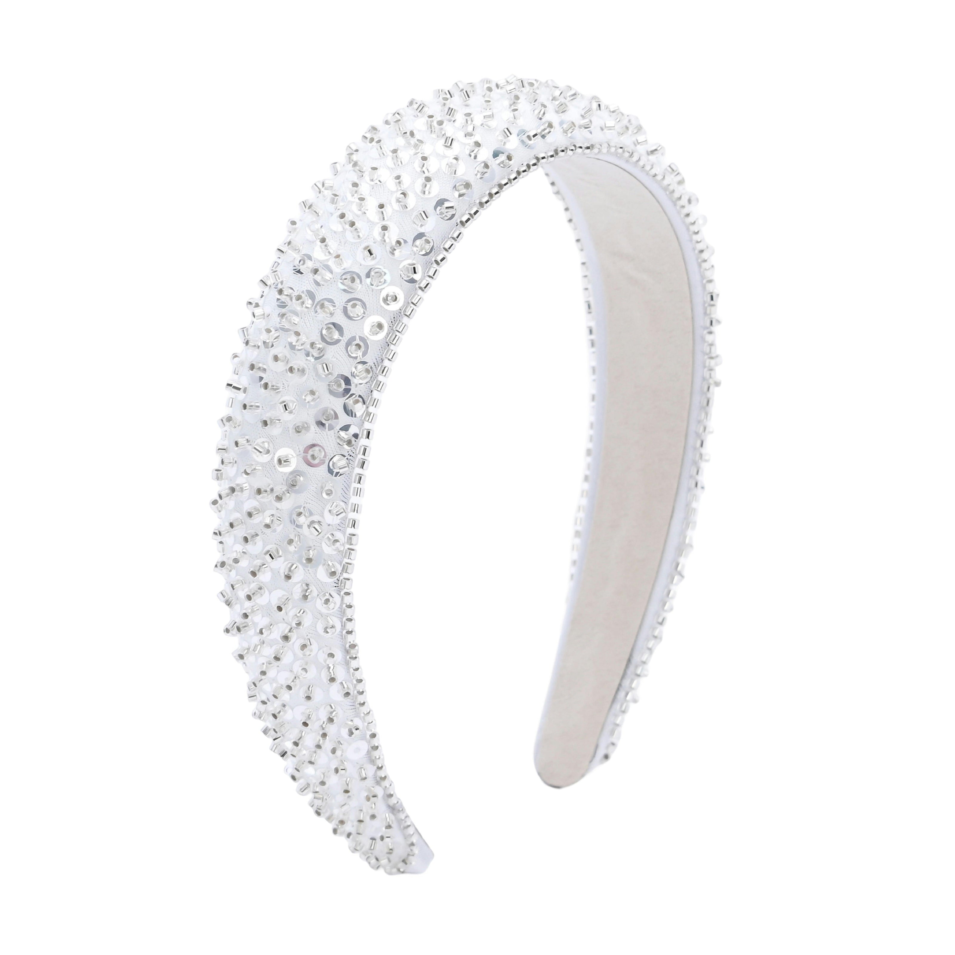 Sparkling Sequined Padded Headband