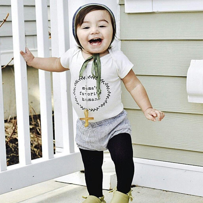 Mama's Favorite Human Organic Baby Bodysuit