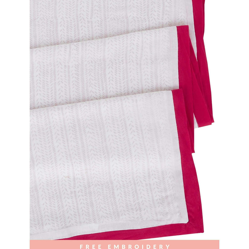 Block-Printed Cotton Dohar