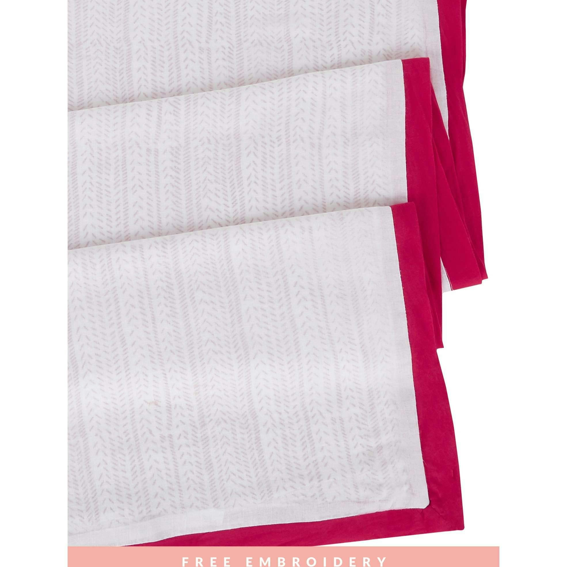 Block-Printed Cotton Dohar