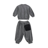 Gray Cotton Spot Set