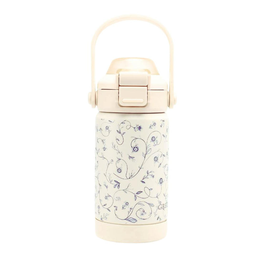 Sip + Chug 2 in 1 Thermo Water Bottle 12 oz. | Scandi Floral
