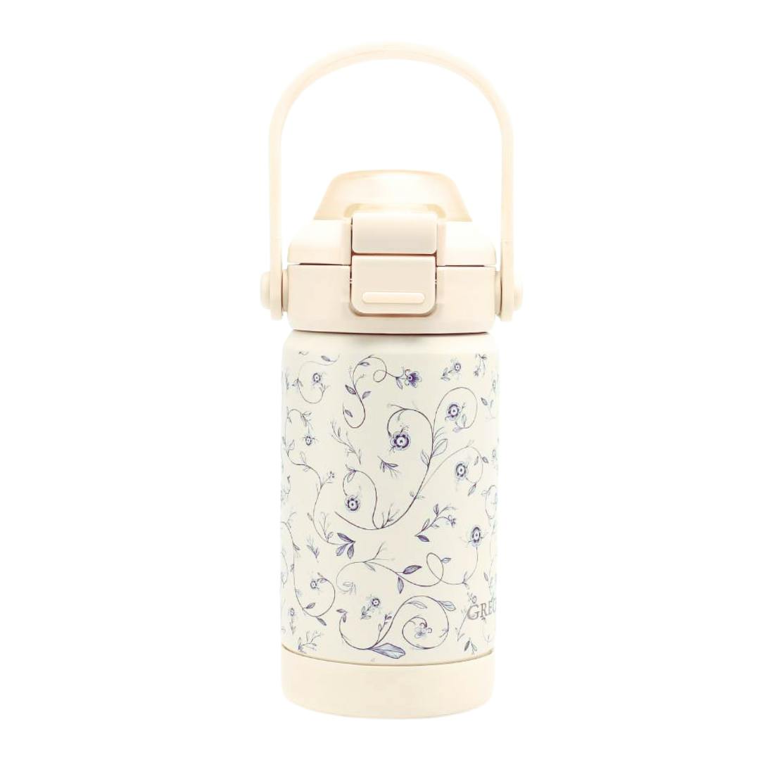 Sip + Chug 2 in 1 Thermo Water Bottle 12 oz. | Scandi Floral