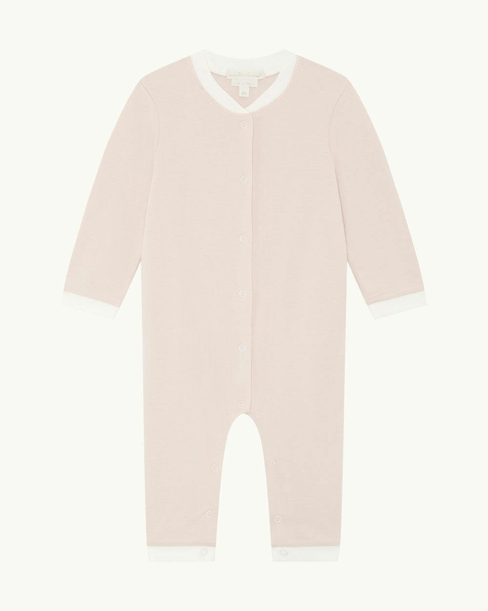 Dalton Stripe Romper 2 Piece Set - Pink