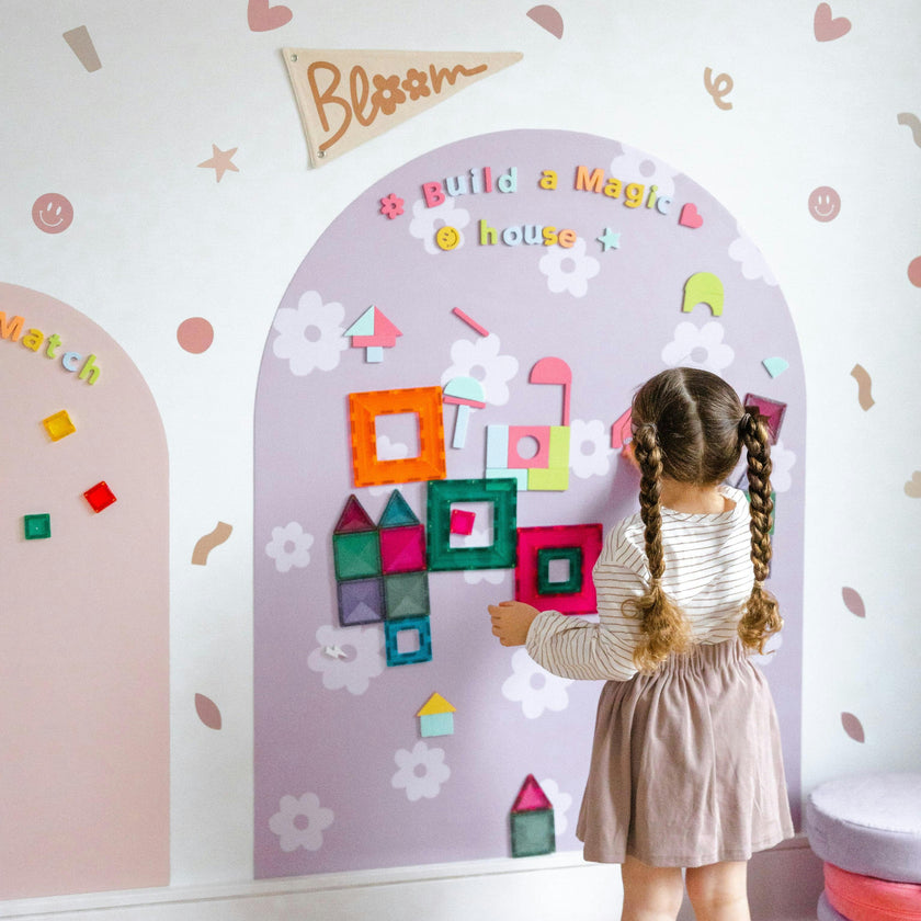 MEGA Magic Playwall - Arch Magnetic Wall Decal for Kids