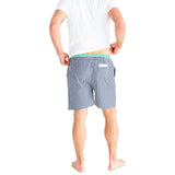 Men's Hepburn Gingham Navy Sleep Shorts