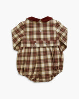 Felicidad Romper Tartan Check