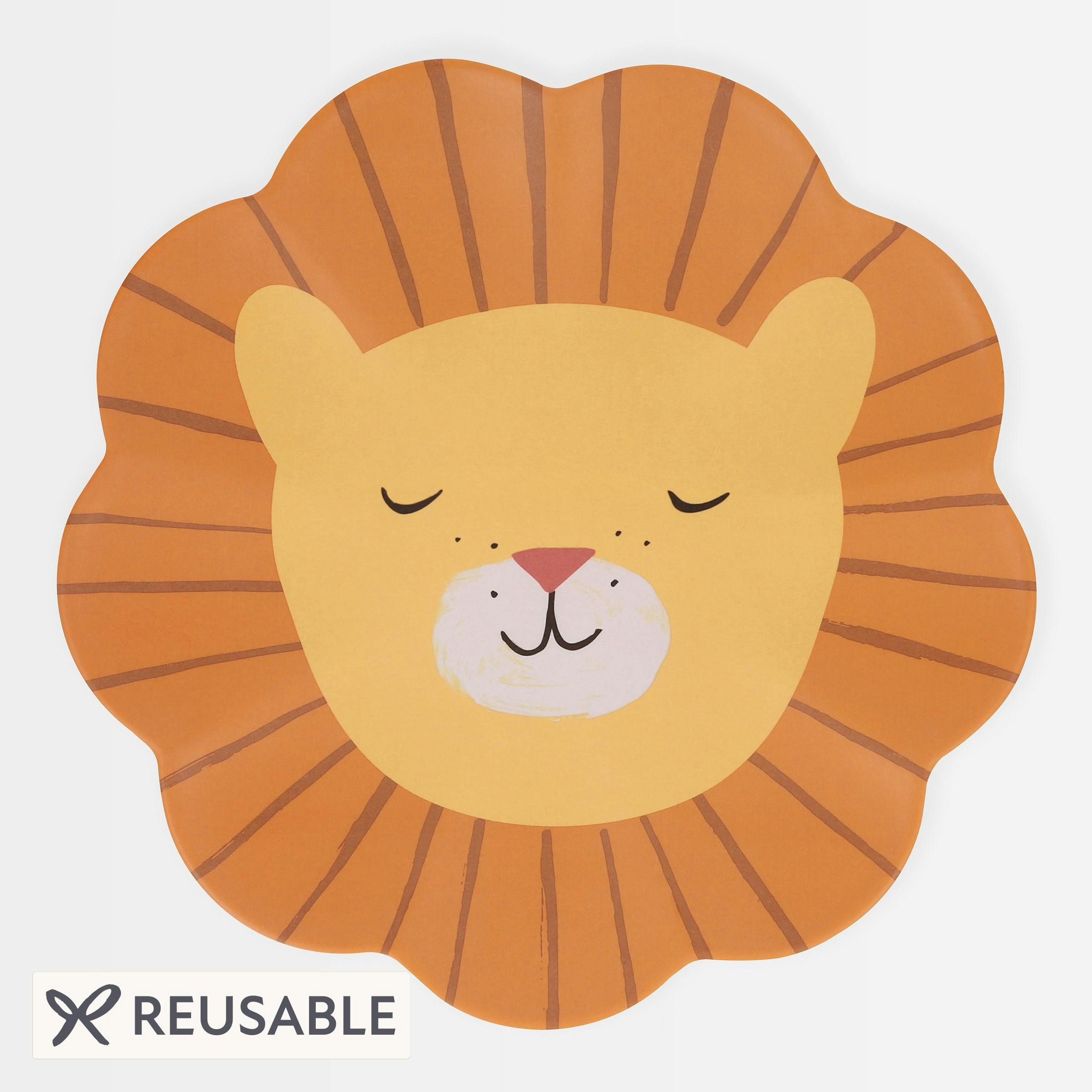 Reusable Lion Plate