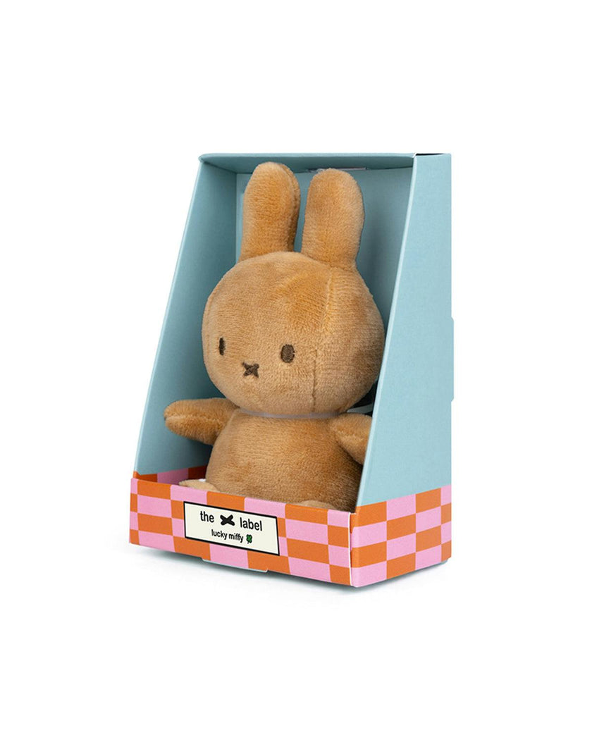 Plush MIFFY LUCKY Sitting Beige in Giftbox 4"