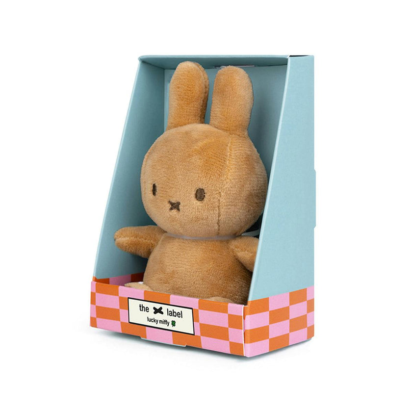 Plush MIFFY LUCKY Sitting Beige in Giftbox 4"