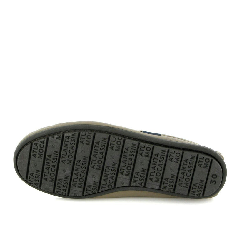Plain Moccasins In Leather, Earth And Yellow