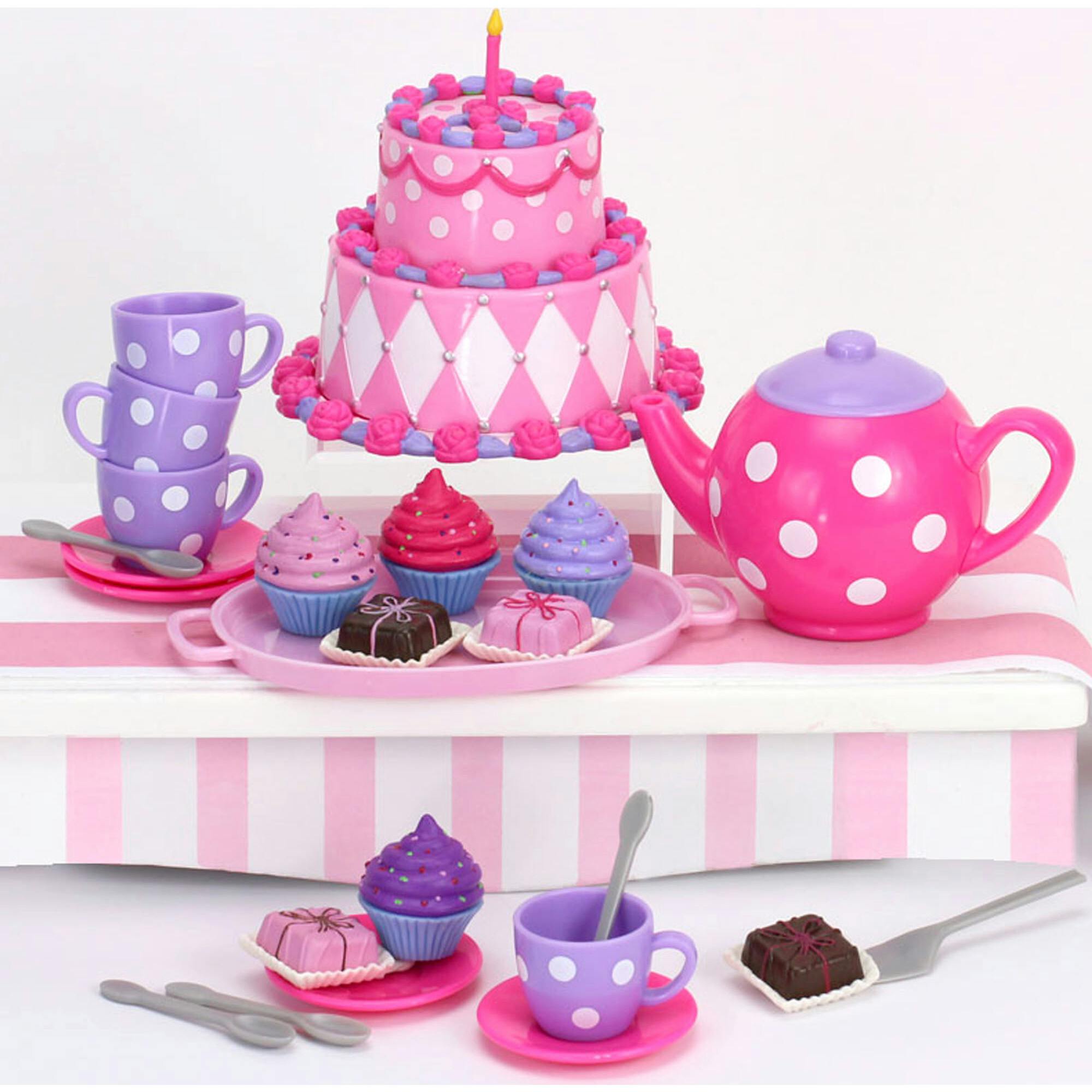 18'' Doll Small Tea Party Set