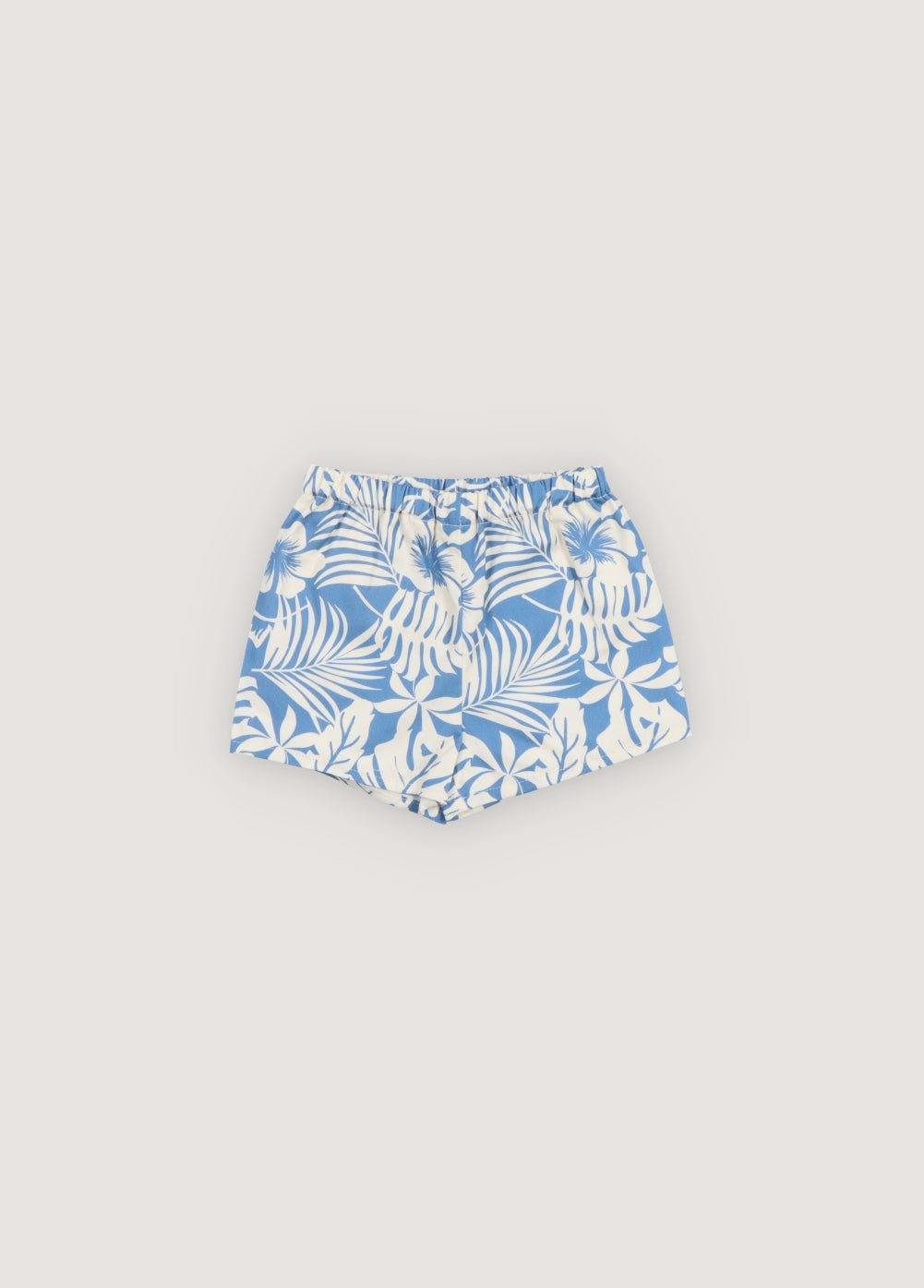 Garden Baby Bermuda Tropical Print