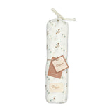 Avery Poppy 100% Organic Cotton Muslin Swaddle Blanket