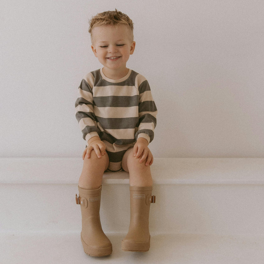 Organic Long Sleeve Bubble Romper