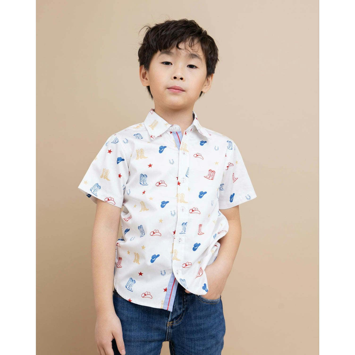 Western Shirt in Short Sleeves