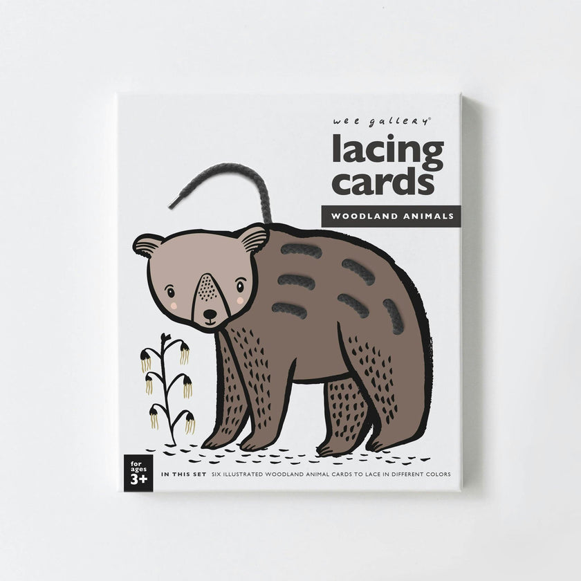 Woodland Lacing Cards