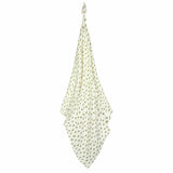 Grasshopper Organic Cotton Muslin Swaddle Blanket
