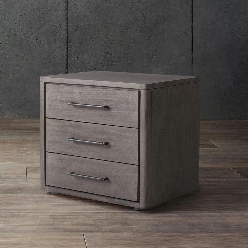 Rosey 3 Drawer Nightstand