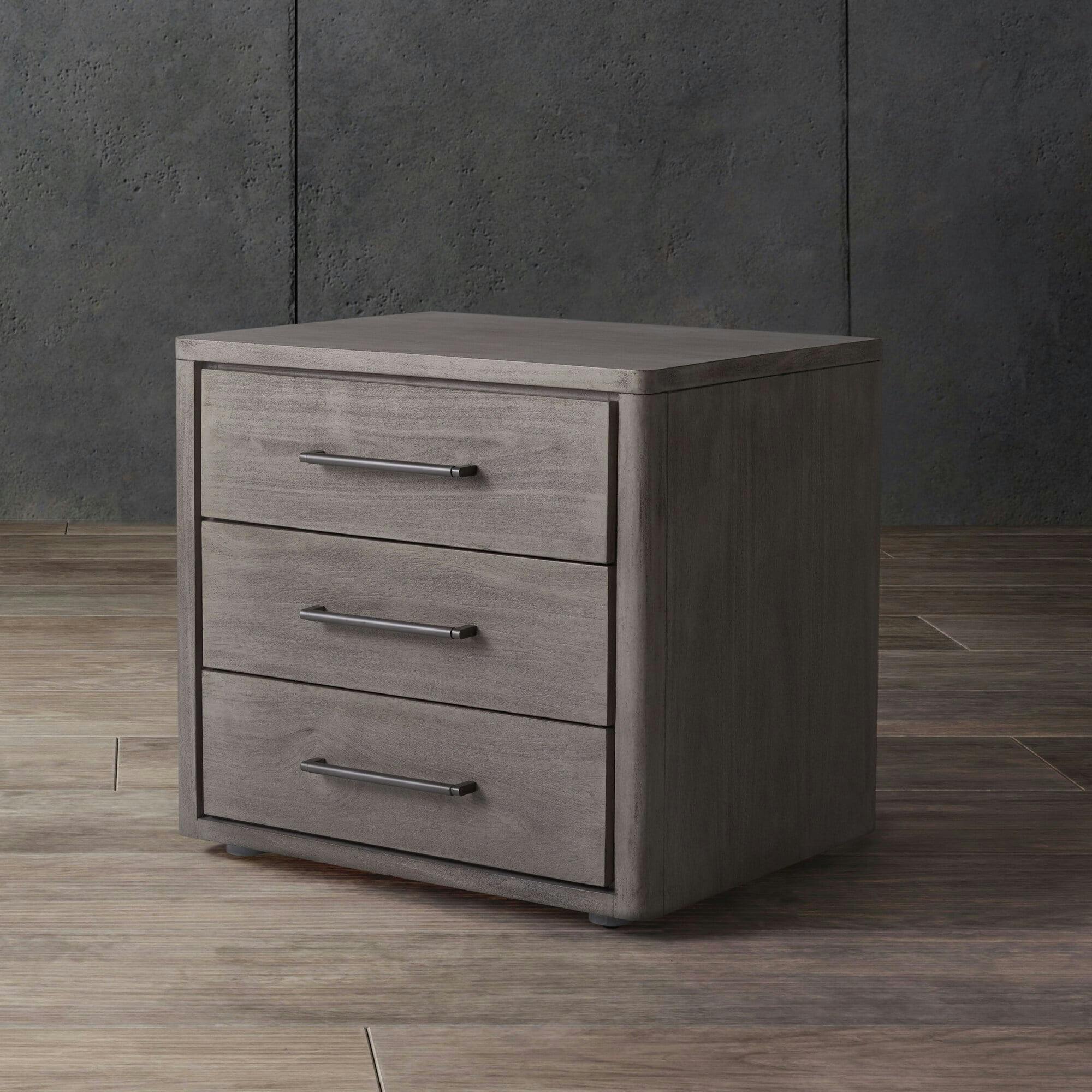 Rosey 3 Drawer Nightstand