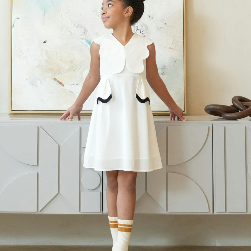 Colette Dress, White