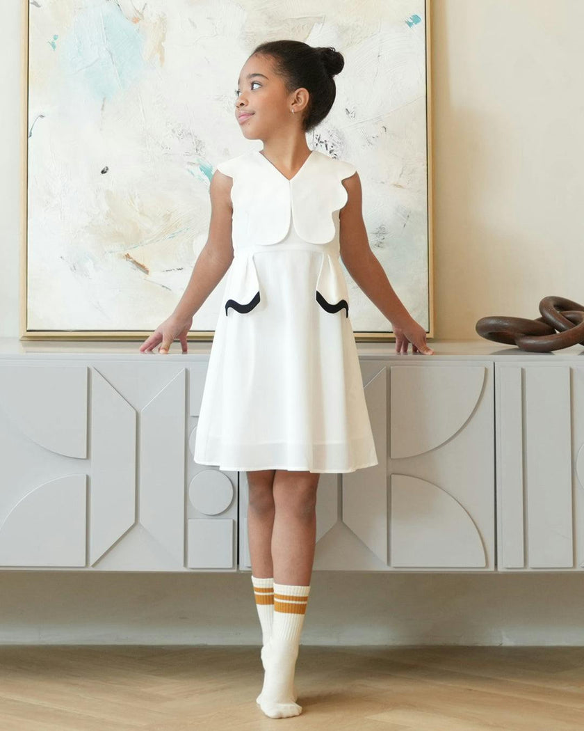 Colette Dress, White
