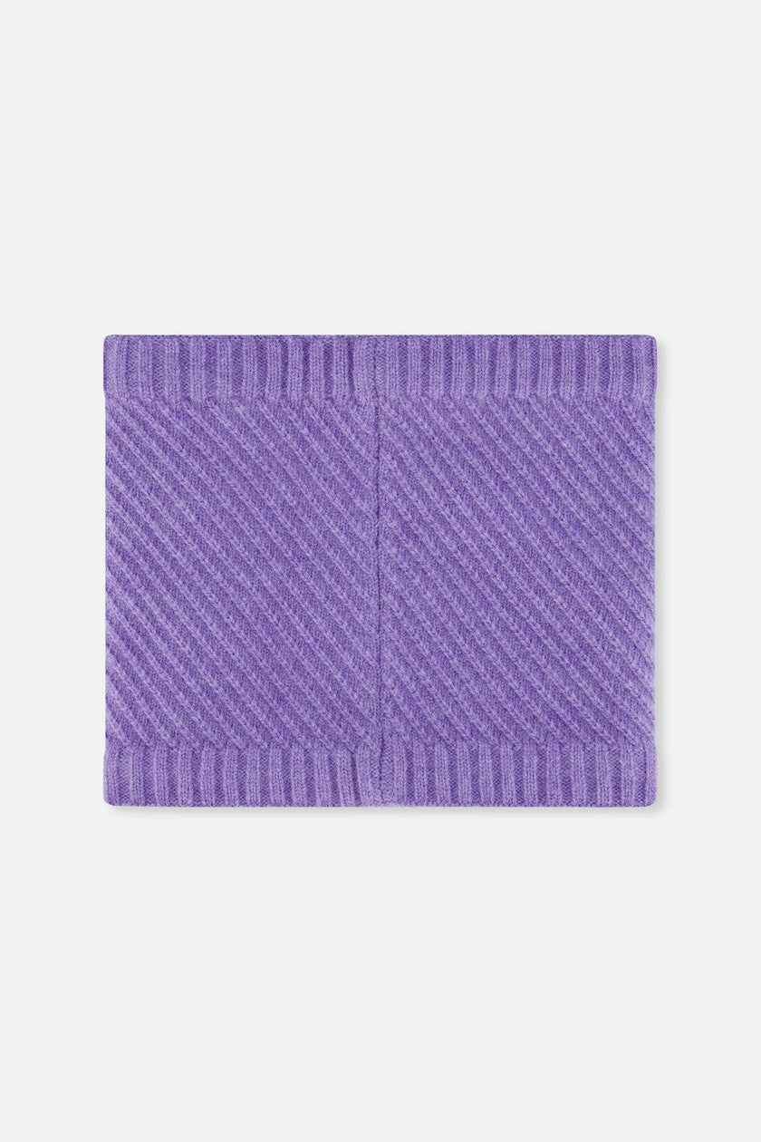 Winter Knit Neckwarmer Violet