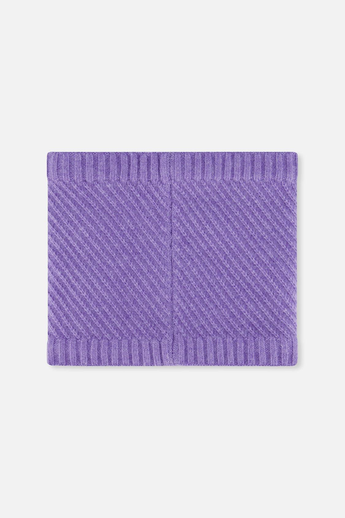 Winter Knit Neckwarmer Violet