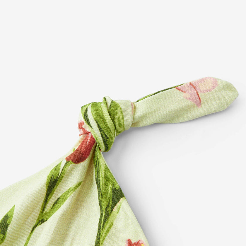 Tulip Luxe Stretch Newborn Gown & Hat Set