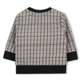 Black Check Logo Sweatshirt