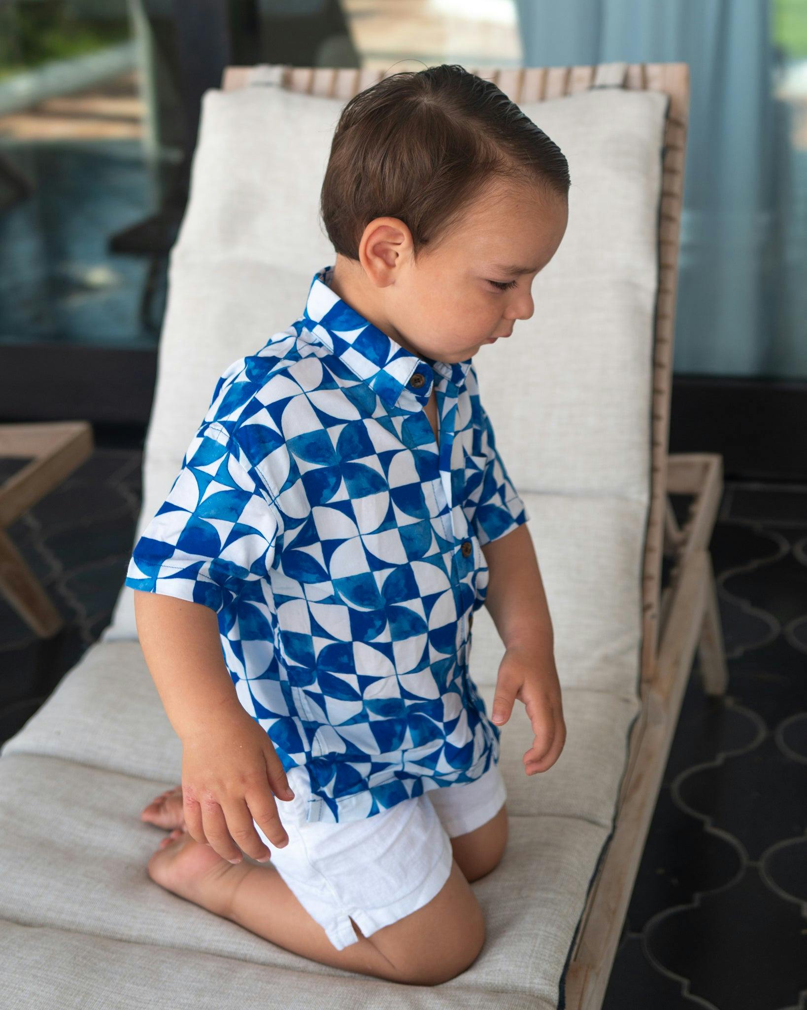 The Greece - Boys Hawaiian Shirt