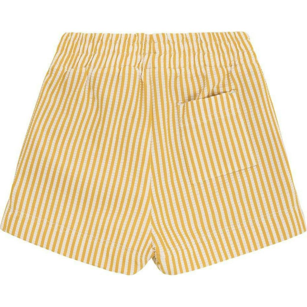 Canary Stripe Mini Boardshort