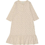 Printed Gauze 3-Quarter Sleeve Dress