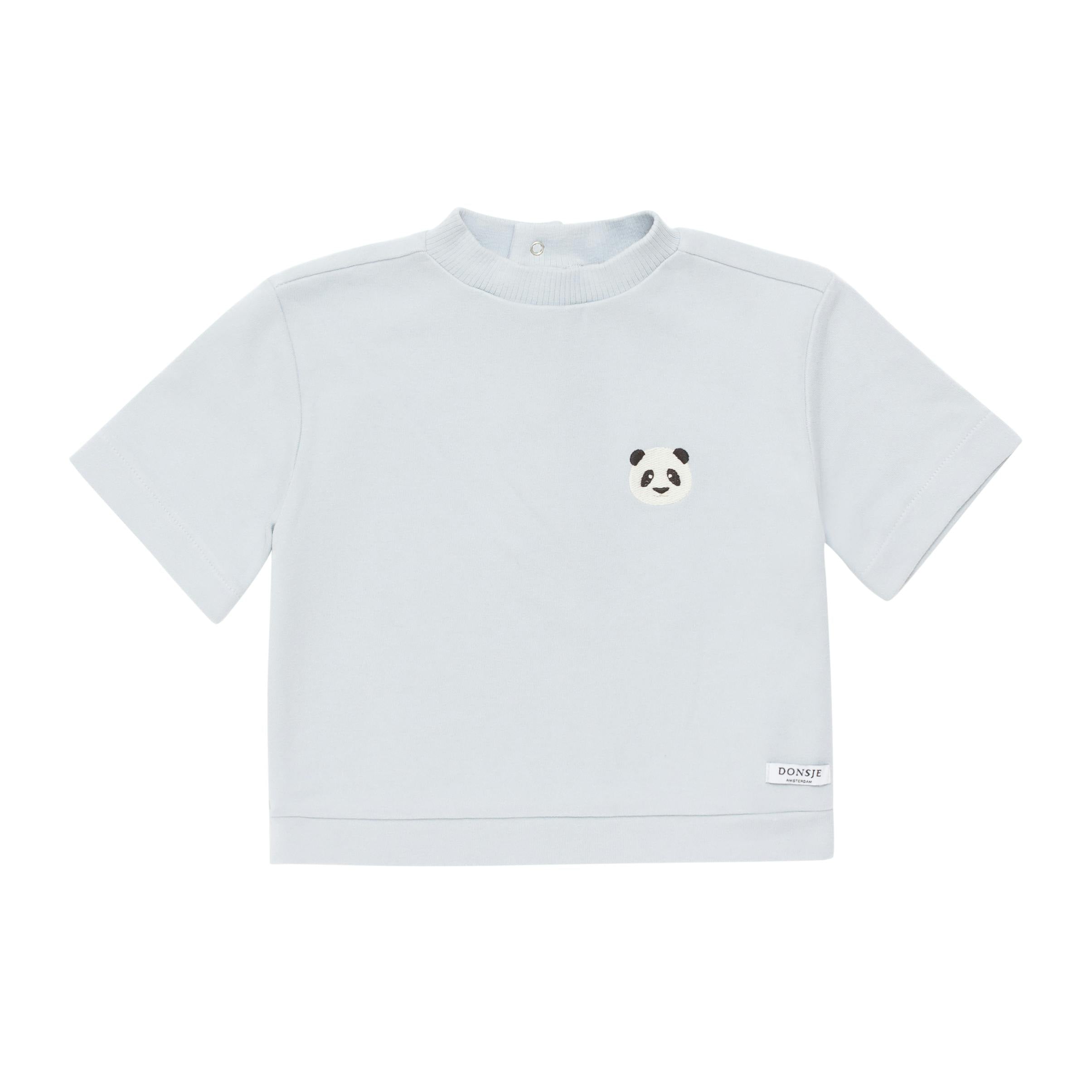 Jarne T-shirt | Panda | Ice Blue