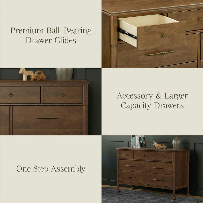 Alouette 7-Drawer Wide Assembled Dresser (56")